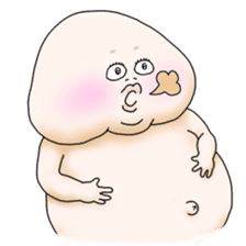 Plump plump ! Moonchi-Kun 2 sticker #2195150