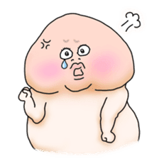 Plump plump ! Moonchi-Kun 2 sticker #2195152