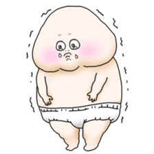 Plump plump ! Moonchi-Kun 2 sticker #2195154