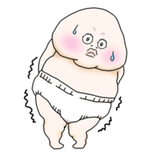 Plump plump ! Moonchi-Kun 2 sticker #2195156