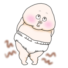 Plump plump ! Moonchi-Kun 2 sticker #2195157