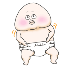 Plump plump ! Moonchi-Kun 2 sticker #2195158
