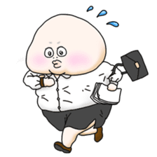 Plump plump ! Moonchi-Kun 2 sticker #2195160