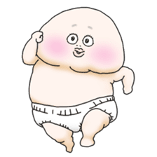 Plump plump ! Moonchi-Kun 2 sticker #2195163