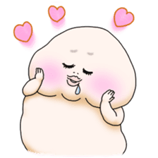 Plump plump ! Moonchi-Kun 2 sticker #2195166