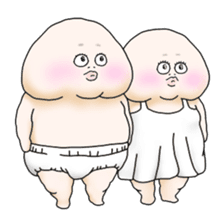 Plump plump ! Moonchi-Kun 2 sticker #2195172