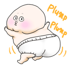 Plump plump ! Moonchi-Kun 2 sticker #2195173