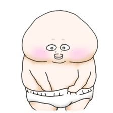 Plump plump ! Moonchi-Kun 2 sticker #2195176