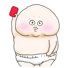 Plump plump ! Moonchi-Kun 2 sticker #2195178