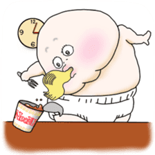 Plump plump ! Moonchi-Kun 2 sticker #2195181