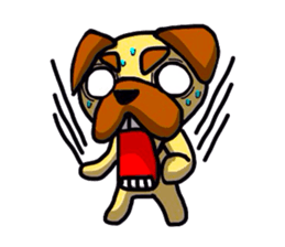 pretty pug (Only illustration ) sticker #2195908