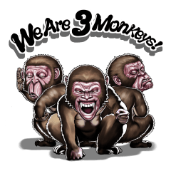 Three monkeys