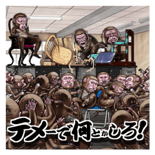 Three monkeys sticker #2196311