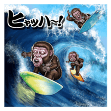 Three monkeys sticker #2196319