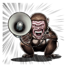 Three monkeys sticker #2196330