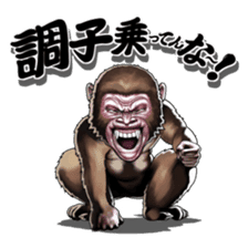 Three monkeys sticker #2196331
