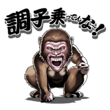 Three monkeys sticker #2196331