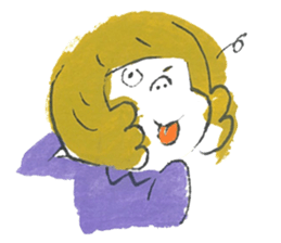 The hair colors sticker #2196425