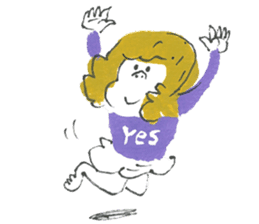 The hair colors sticker #2196426