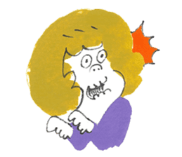 The hair colors sticker #2196432