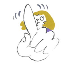 The hair colors sticker #2196433