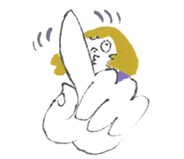 The hair colors sticker #2196433