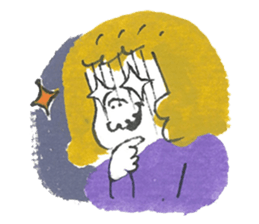 The hair colors sticker #2196434