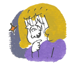 The hair colors sticker #2196434