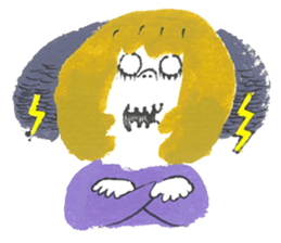 The hair colors sticker #2196436