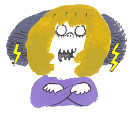 The hair colors sticker #2196436