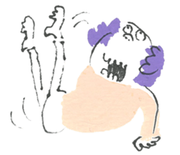 The hair colors sticker #2196439