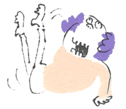 The hair colors sticker #2196439