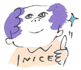 The hair colors sticker #2196440