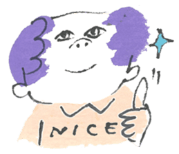 The hair colors sticker #2196440