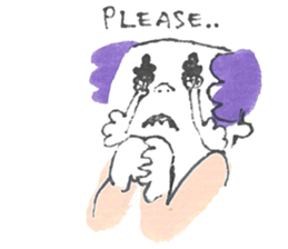 The hair colors sticker #2196442