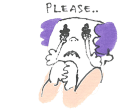 The hair colors sticker #2196442