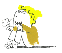 The hair colors sticker #2196447