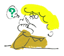 The hair colors sticker #2196449