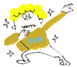 The hair colors sticker #2196452