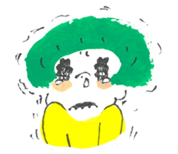 The hair colors sticker #2196460