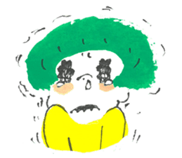 The hair colors sticker #2196460