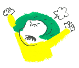 The hair colors sticker #2196461