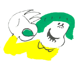 The hair colors sticker #2196462