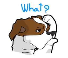 What the dogs Say!! sticker #2196697