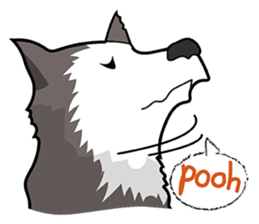 What the dogs Say!! sticker #2196698