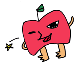 Twink apple sticker #2196736