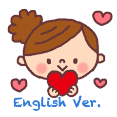 English sticker to send to Dad from Mom