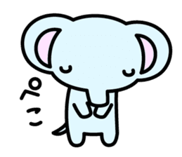 pretty elephant sticker #2197144