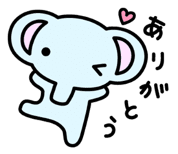 pretty elephant sticker #2197145