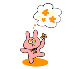 'IRO-USAGI' Colorful Bunny sticker #2197864